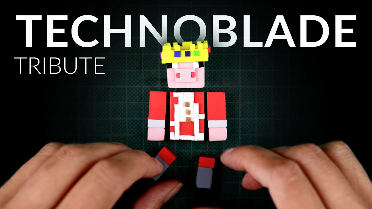 ⁣Technoblade Tribute with Clay