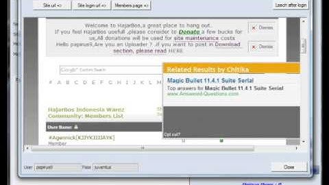AIOHNB   How to leech members with automatic web browser