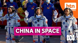 China Sends Three Astronauts To Its New Space Station In Its First Manned Mission In Five Years.