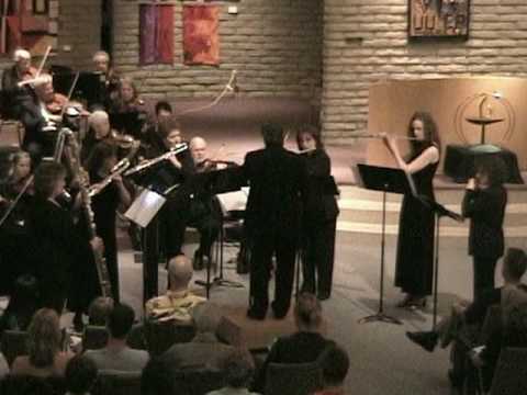 在 YouTube 上觀看「Concerto Grosso No. 3, Second Movement: Allegretto for flute ensemble and strings by Warren Cohen」