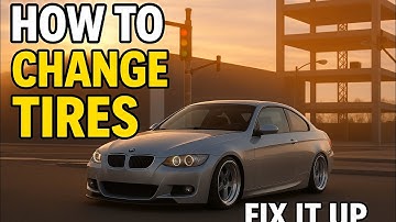 Basic guide how to change ur tires in fix it up roblox