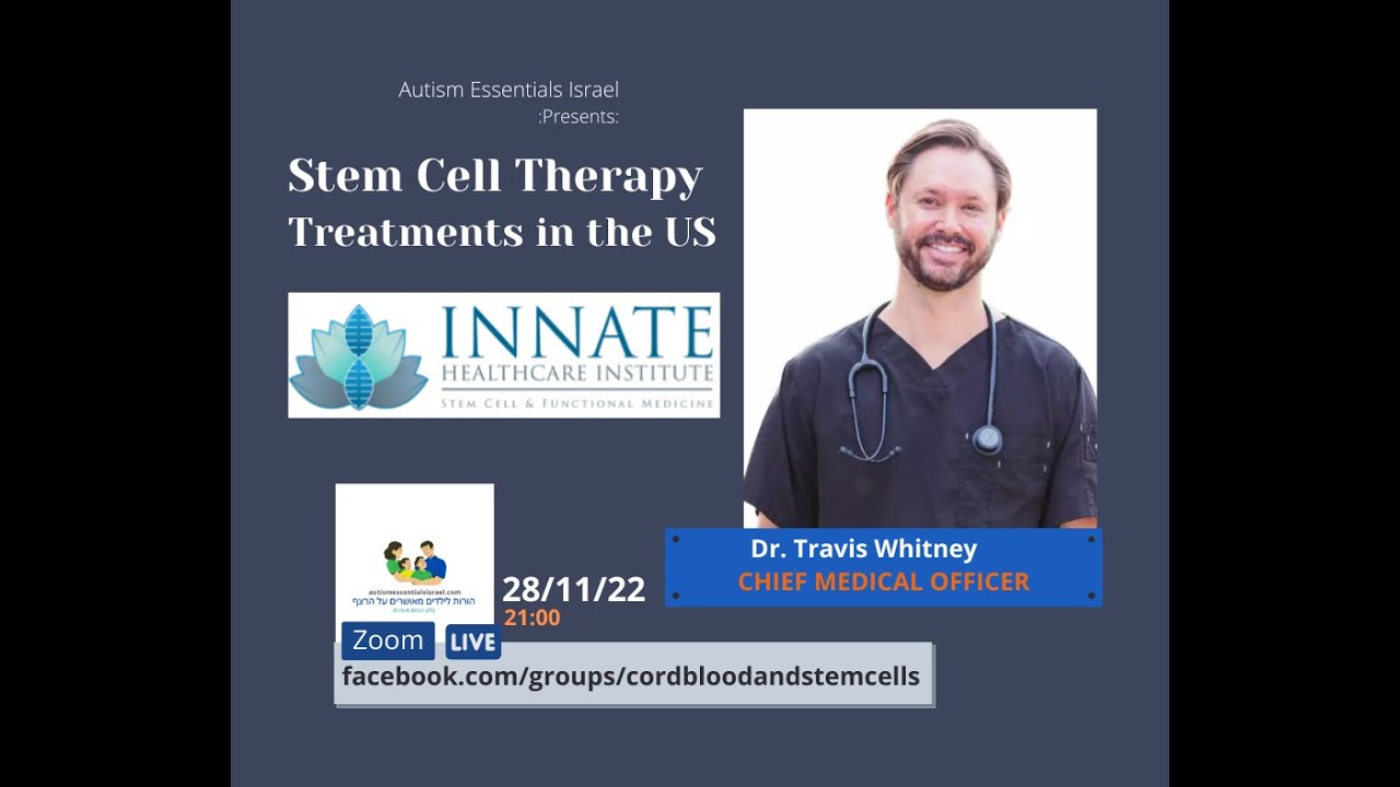 Stem Cell Therapy at Innate Healthcare Institute USA YouTube