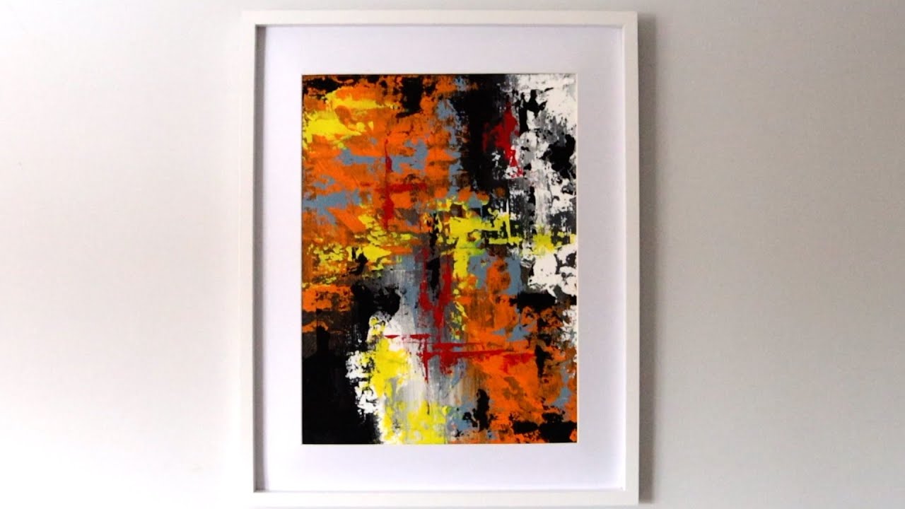 NEW- EFFECTIVE ABSTRACT ACRYLIC PAINTING/ LAYERING/ TEXTURE/ STEP BY STEP FOR BEGINNERS