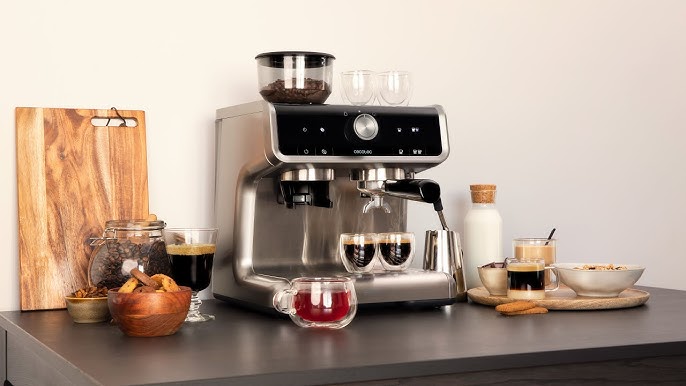 Cecotec Power Espresso 20 Barista Compact Cafetera barista con 20 bares,  pantalla digital y thermoblock.