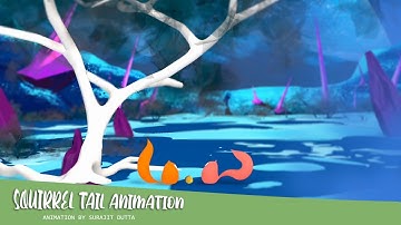 Squirrel jump Animation