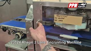 23124 Rheon 2 Lane Encrusting Machine