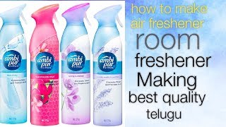 How to make air freshener real formula telugu