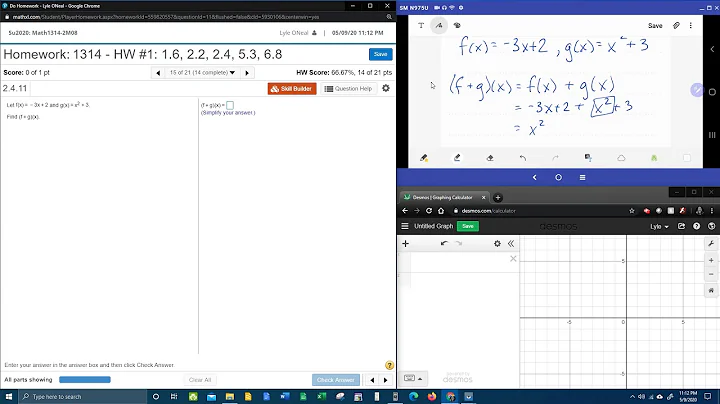 College Algebra - MyLab Math - HW#1: Question #15