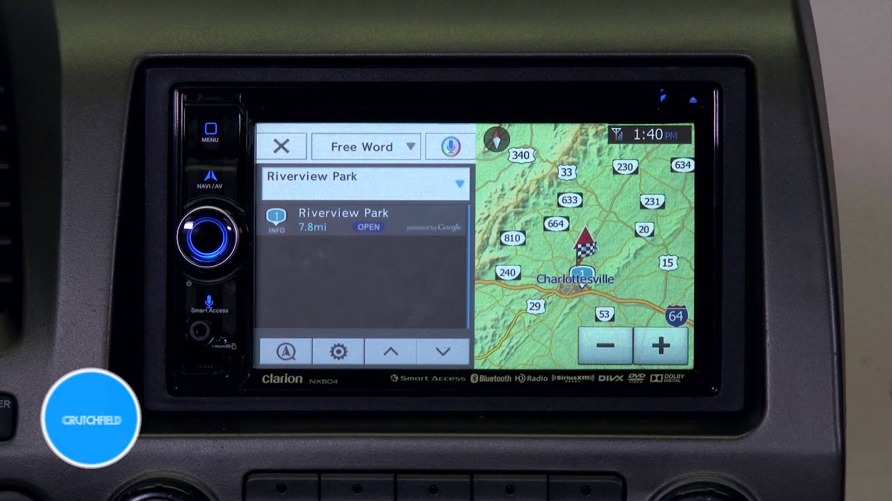 Clarion Intelligent VOICE in the NX604 Receiver | Crutchfield