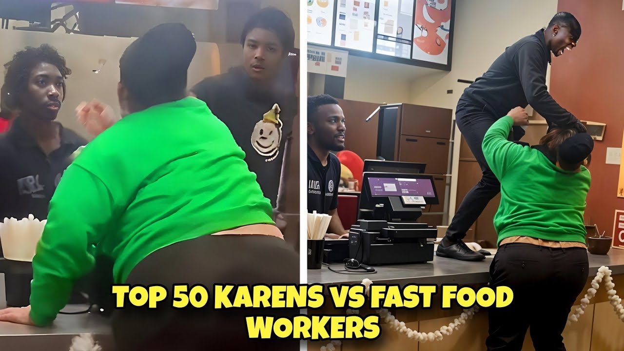 Karen THROWS FIRST Punch Then Gets KNOCKED OUT COLD!
