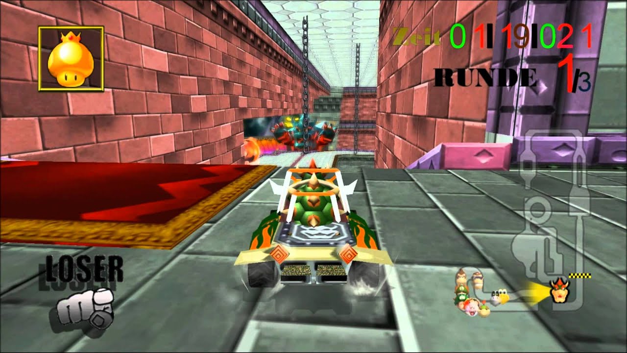 [MKWii HD] Custom Track - GCN Bowser Castle (made by Baoulettes) [FRC1]