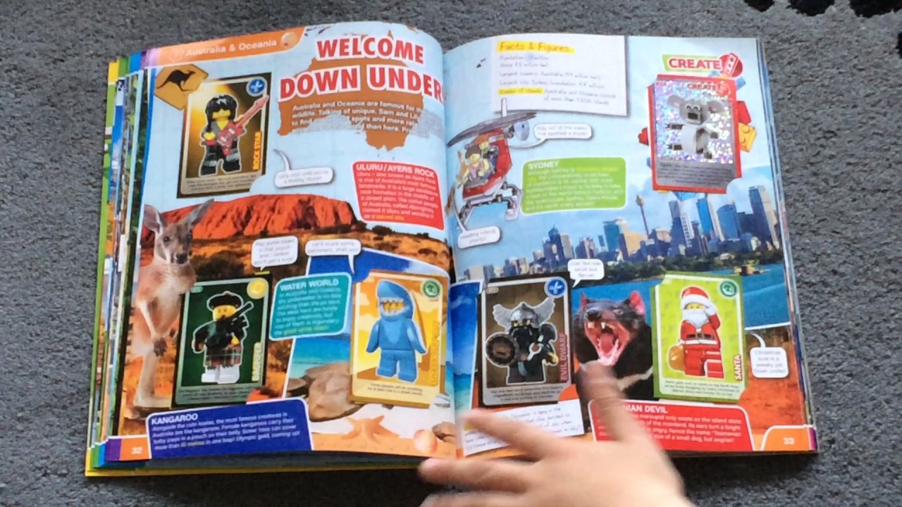 lego cards and book
