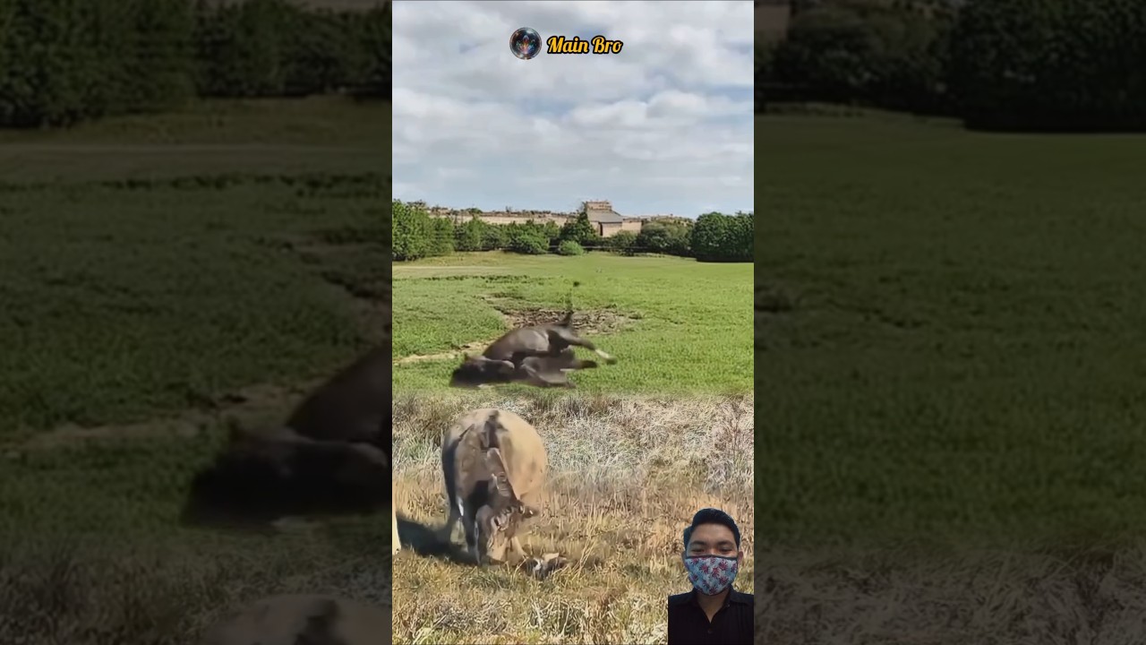 OH MY GOD! KUDA MENGHAPIRI SAPI 