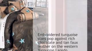 Turquoise Laredo Bed Set - Queen - lonestarwesterndecor.com