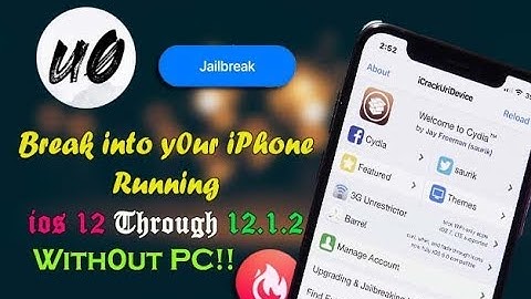 How to Jailbreak ios 12 - 12.1.2 without Pc / Mac Easily!