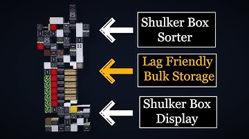 Minecraft Lag Friendly Bulk Storage for High Efficiency Farms