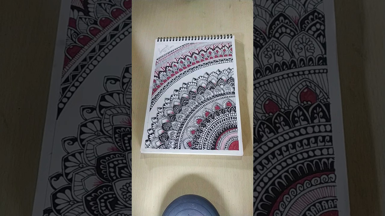 Easy mandala drawing for beginners ✨🤗 
