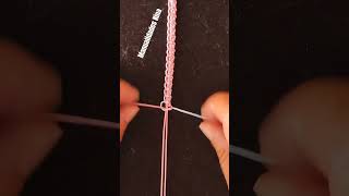 brazalete de Nudos planos #manualidades  #hechoamano  #pulceras