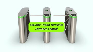 STXtek Security Tripod Turnstiles Entrance Control, Drop Arm Turnstile, RFID Access Turnstile