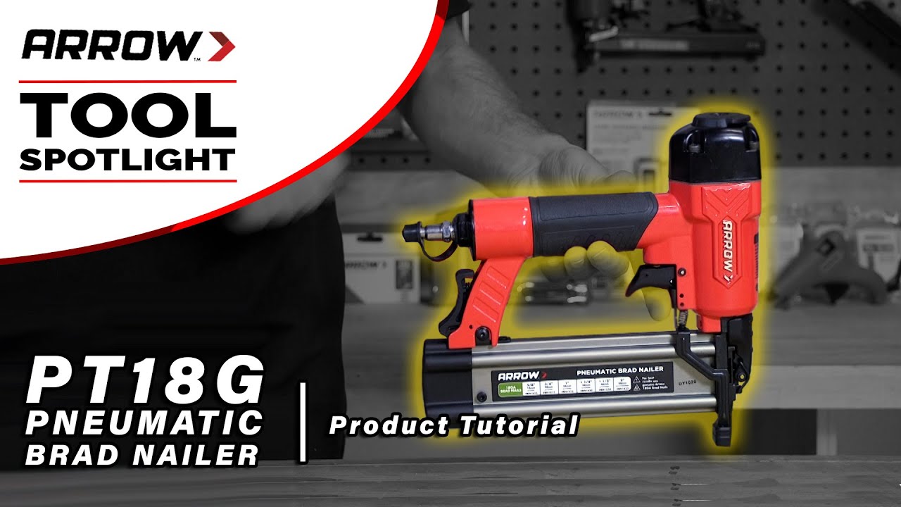 Product Tutorial - Arrow's PT23G Pneumatic Pin Nailer - YouTube