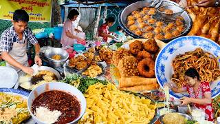 🇲🇲 Burmese Salad & Fries Street Food ညနေခင်း စုံလွန်းတဲ့အသုပ်စုံမျိုးစုံနဲ့  အကြော်စုံရောင်းတဲ့ဝင်း🍛 @mplayfoodandtravel