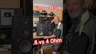 Vintage TESLA BOOKSHELF SPEAKERS 8 or 4 Ohm SPEAKER Sound Comparison Test