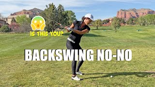 This Popular Backswing Mistake (greatly affects ball striking)