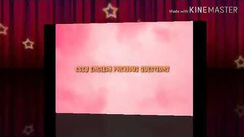 CSEB ENGLISH PREVIOUS QUESTIONS