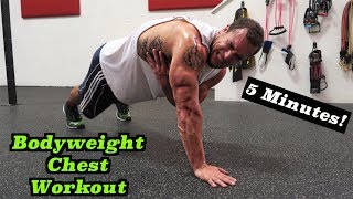 Intense 5 Minute At Home Chest Workout #2