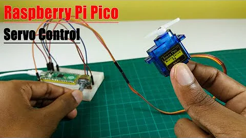 How to control a servo motor with the Raspberry Pi Pico board