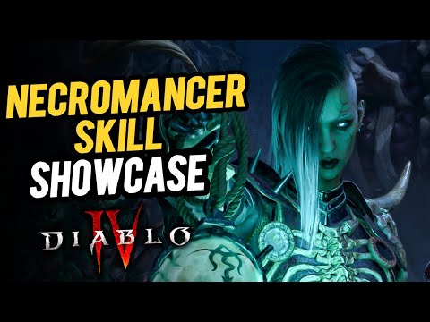 NECROMANCER SKILLS SHOWCASE - Diablo 4