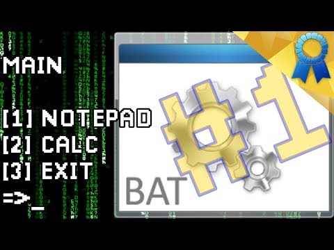 HOW TO MAKE A MAIN IN BATCH #1