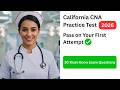 California CNA Practice Test 2026 | 30 Must-Know Exam Questions with Answers