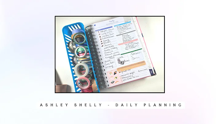 Daily Plan With Me - Ashley Shelly | Life With Kri...
