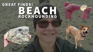 Beach Rockhounding on the Oregon Coast