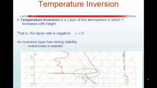 Temperature inversions