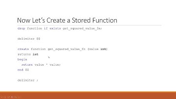 Beginner SQL - 41 - Stored Procedures and Functions - Part 4