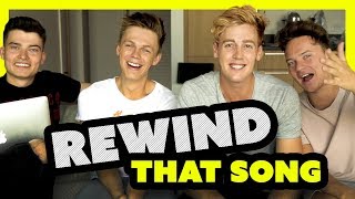 REWIND THAT SONG CHALLENGE ft Caspar Lee. Conor Maynard and WillNE