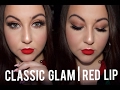 CLASSIC GLAM BOLD RED LIP | ASHLEY HAWAT