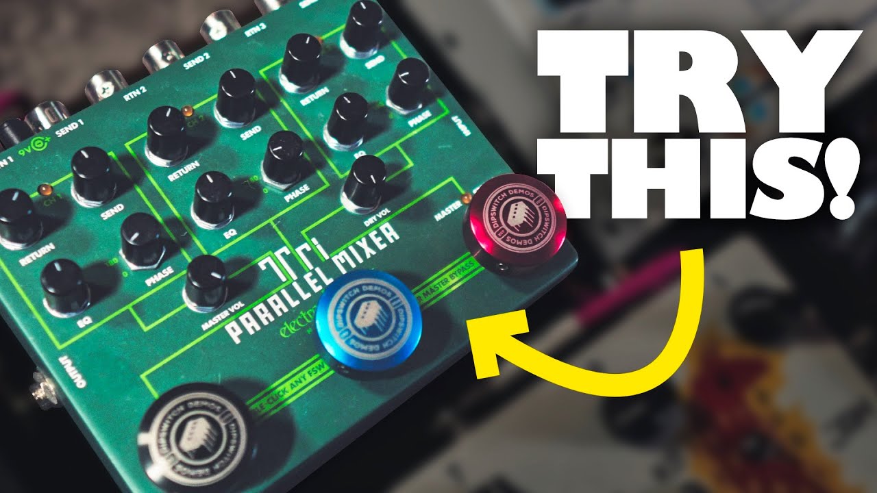 Electro-Harmonix Tri Parallel Mixer (EHX Demo by TOM BURDA) - YouTube