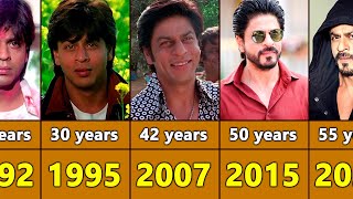 Shahrukh Khan from 1988 to 2023