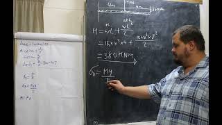 N6 Combined Direct and Bending Stress 5 Worked Example 5.2 Explanation