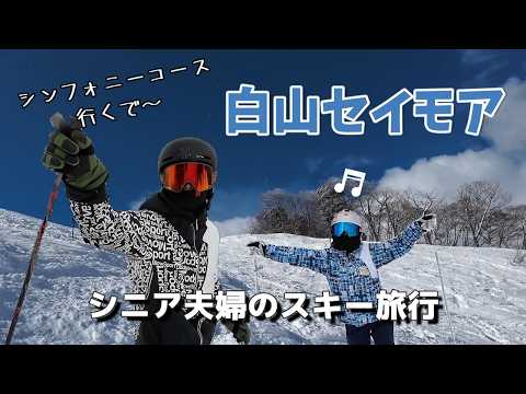 中級シニアが難コースすべったら想像通りの結果になった【白山セイモア