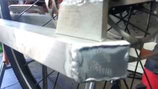 SWB Recumbent Bicycle: High Roller Build Part 2 Drops  20131012