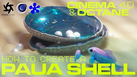 Cinema 4D Tutorial - How to make a Paua Shell with Octane Render