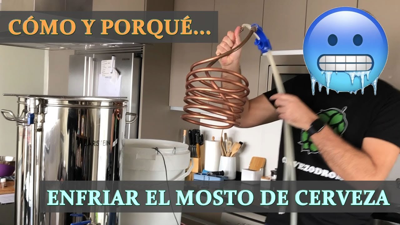 ENFRIADO del MOSTO de CERVEZA 🍺 2022 - Cómo hacer cerveza casera