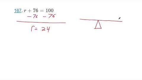 Solve each equation using the subtraction property of equality