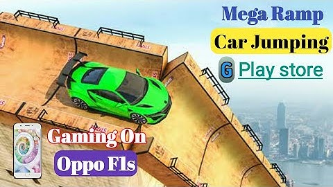 Mega Ramp Car Jumping | Car crashing | Car Jumping game | Oppo phone gaming test | oppo f1s #gaming
