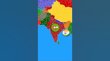 what if India and Bangladesh switched their places #countryballs #trending #shorts