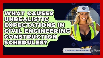 What Causes Unrealistic Expectations In Civil Engineering Construction Schedules?